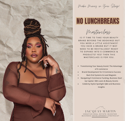 No Lunchbreaks Building Beauty Brands Beyond The Bookings Masterclass